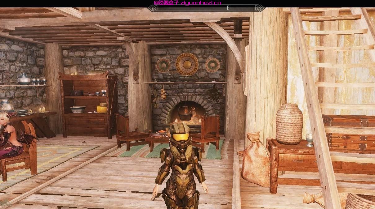 上古卷轴5:天际 光环4盔甲乱入天际!