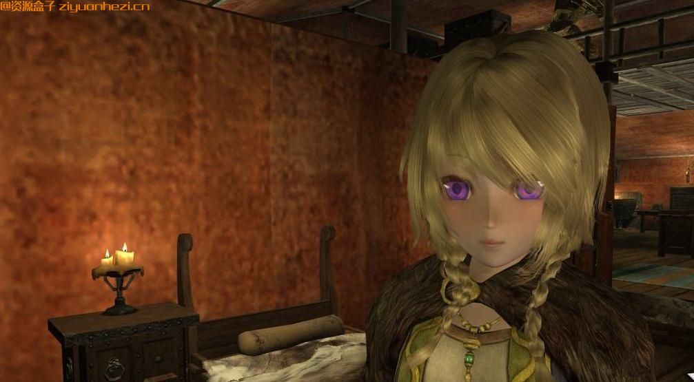 上古卷轴5：天际 独立随从Elina 很萌很可爱~[原创]