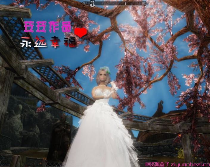 上古卷轴5：天际 玲玲婚纱系列3 落英超美婚纱