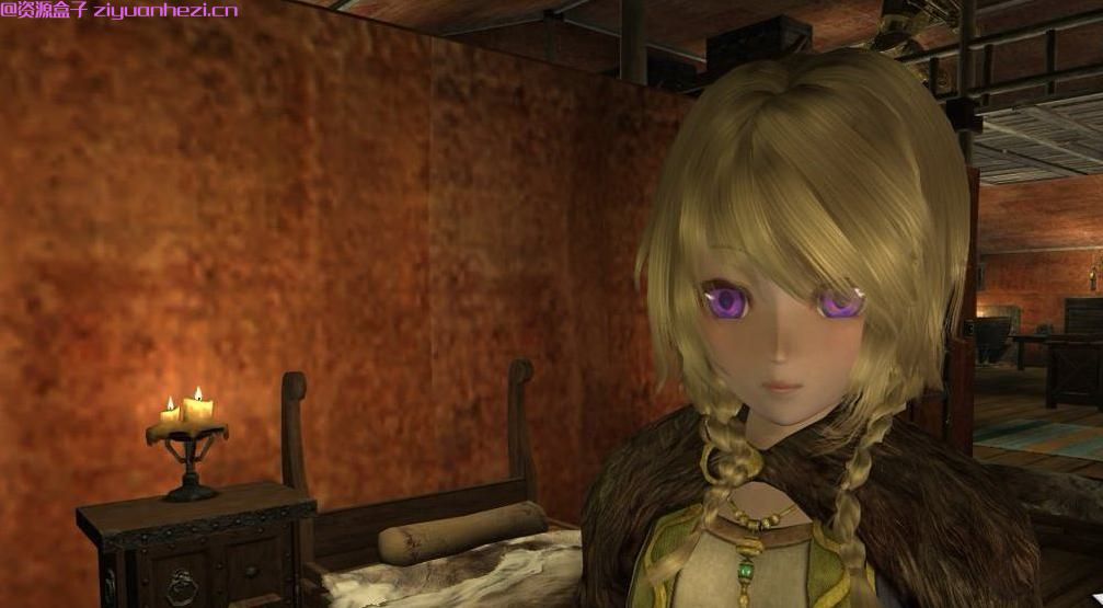 上古卷轴5：天际 独立随从Elina 很萌很可爱~[原创]