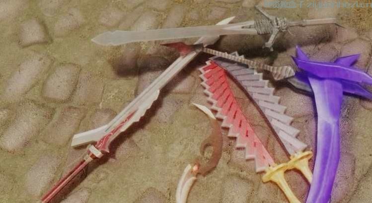 上古卷轴5：天际 鬼泣中的六把武器移植！