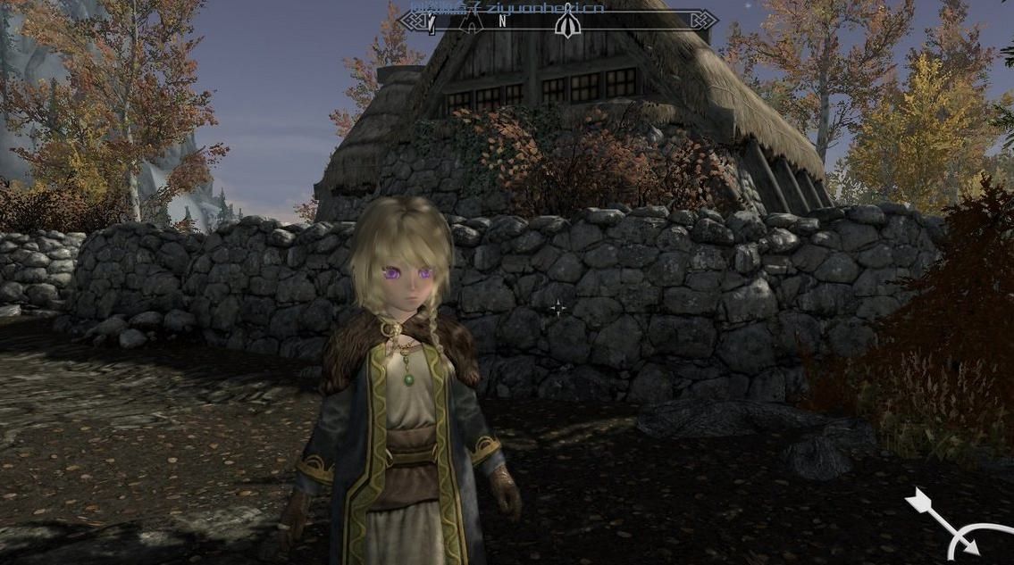 上古卷轴5：天际 独立随从Elina 很萌很可爱~[原创]