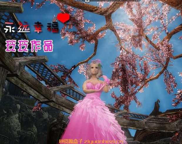 上古卷轴5：天际 玲玲婚纱系列3 落英超美婚纱