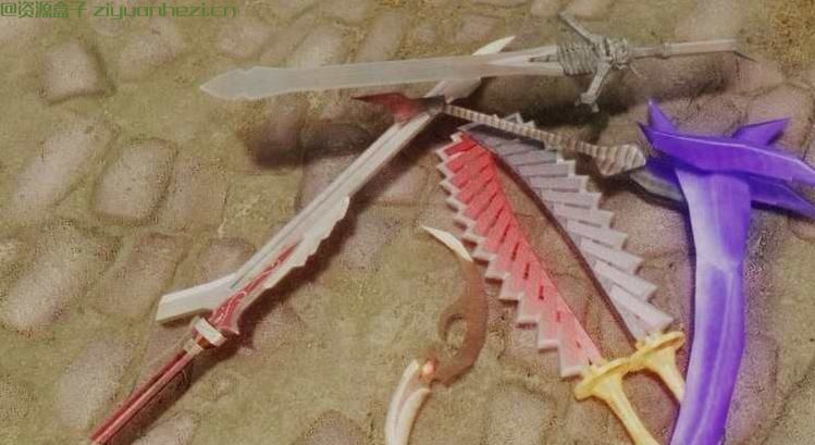 上古卷轴5：天际 鬼泣中的六把武器移植！