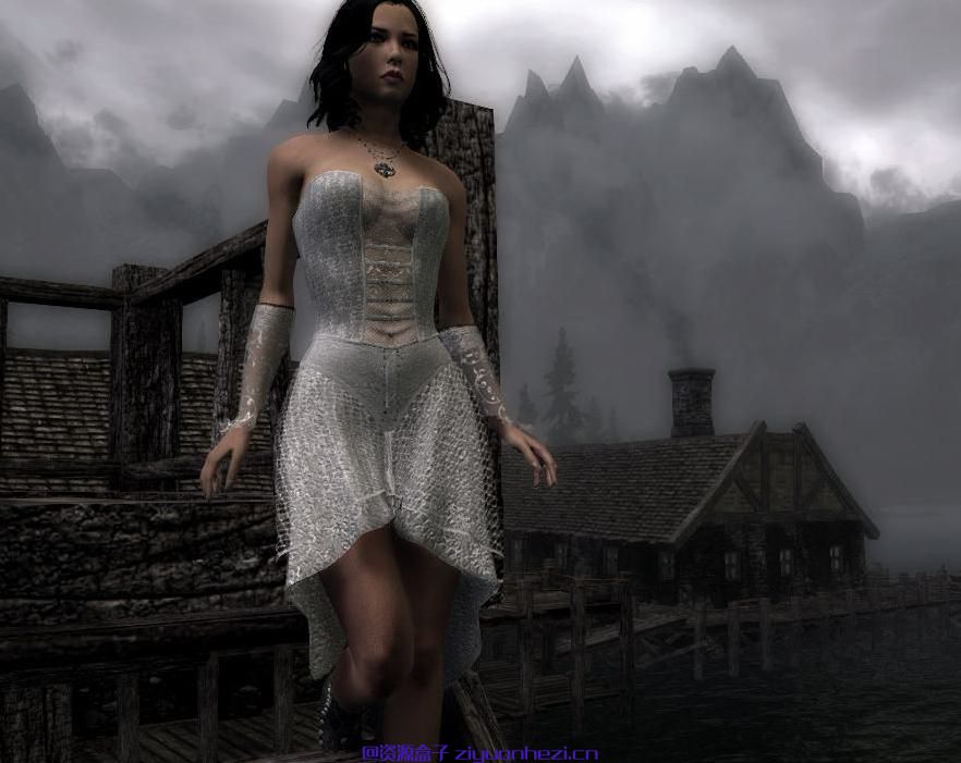 上古卷轴5：天际 俄网高模贵族蕾丝衣 v2.0[汉化]