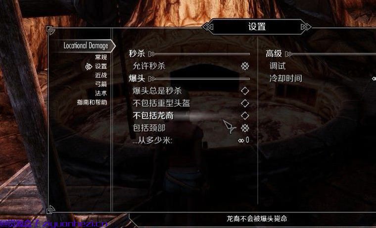 上古卷轴5：天际 部位伤害v2.2 汉化版