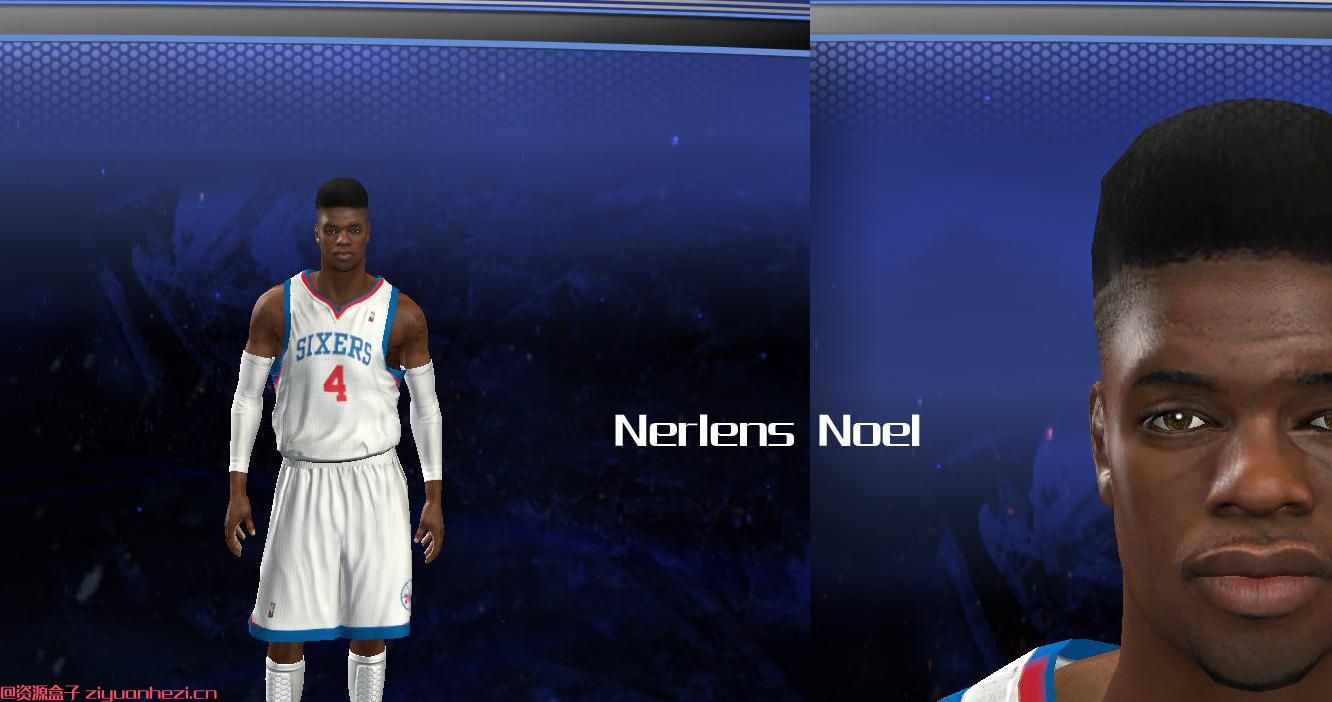 NBA2K14 诺埃尔高清面部补丁
