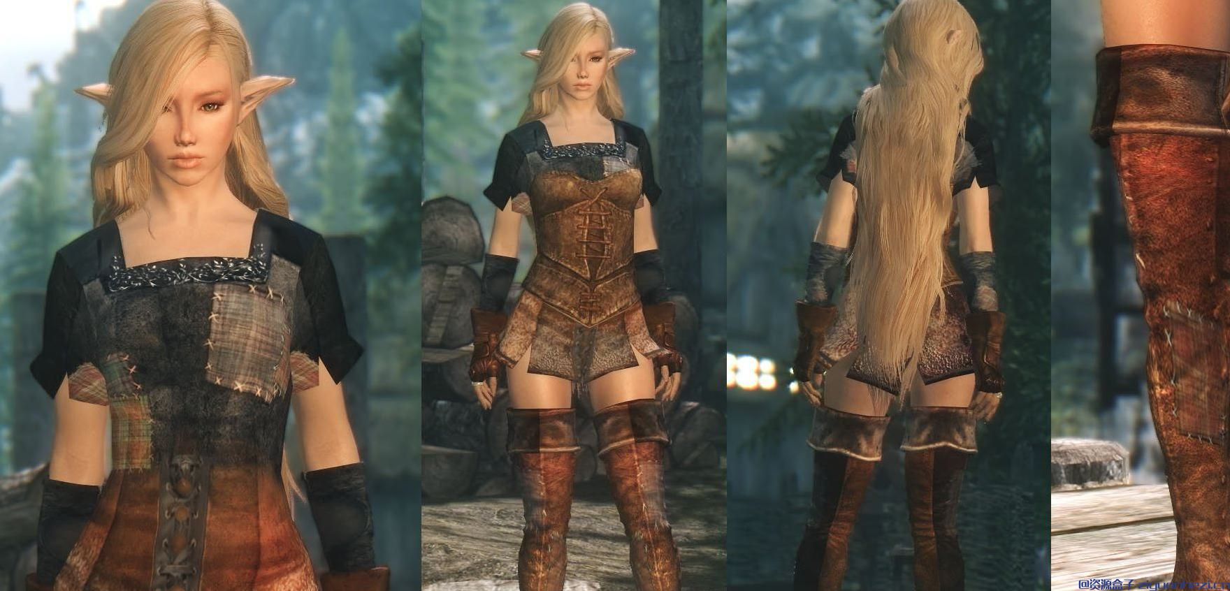 上古卷轴5:天际 帆布拼图服装 v3.1