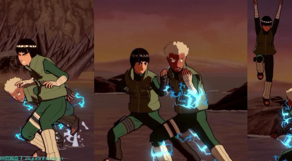 火影忍者：究极忍者风暴3 李洛克苍白猛兽