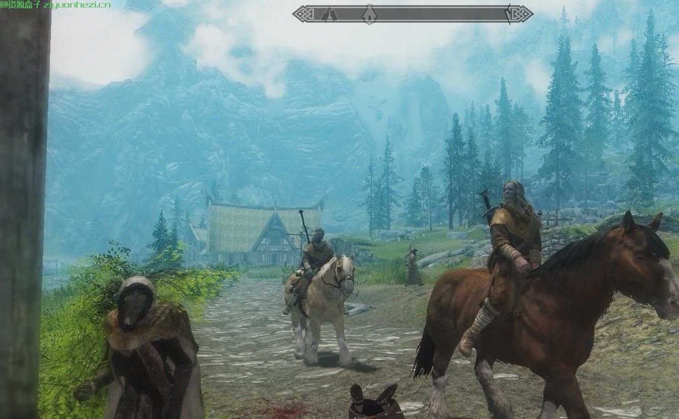 上古卷轴5：天际 更多的NPC骑马v1.1 汉化版