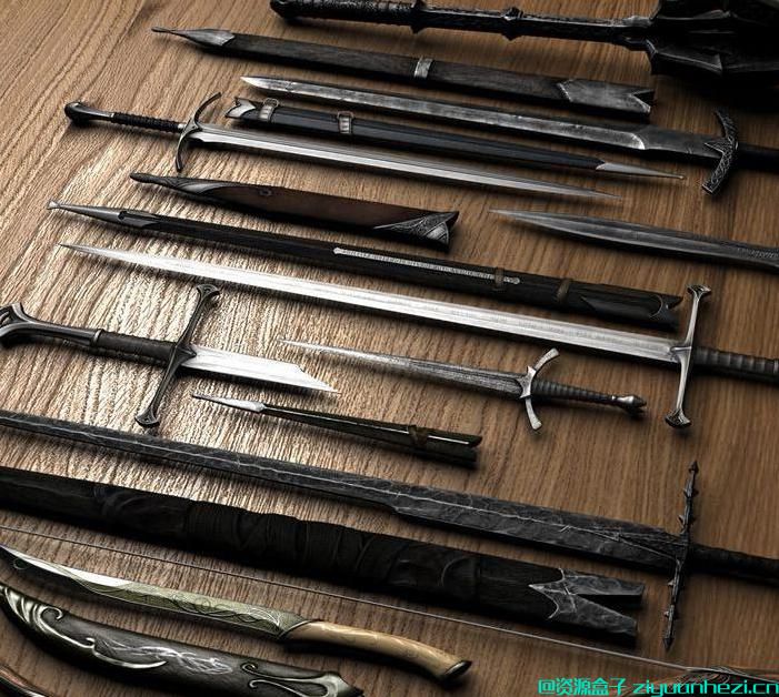 上古卷轴5：天际 指环王武器合集v4 汉化版