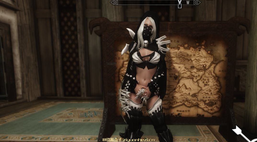 上古卷轴5:天际 洛奇英雄传转模 死亡微风套装