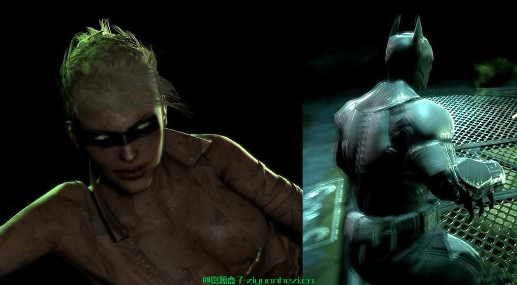 蝙蝠侠:阿卡姆起源 无翼蝙蝠X黄土迷彩蛇女