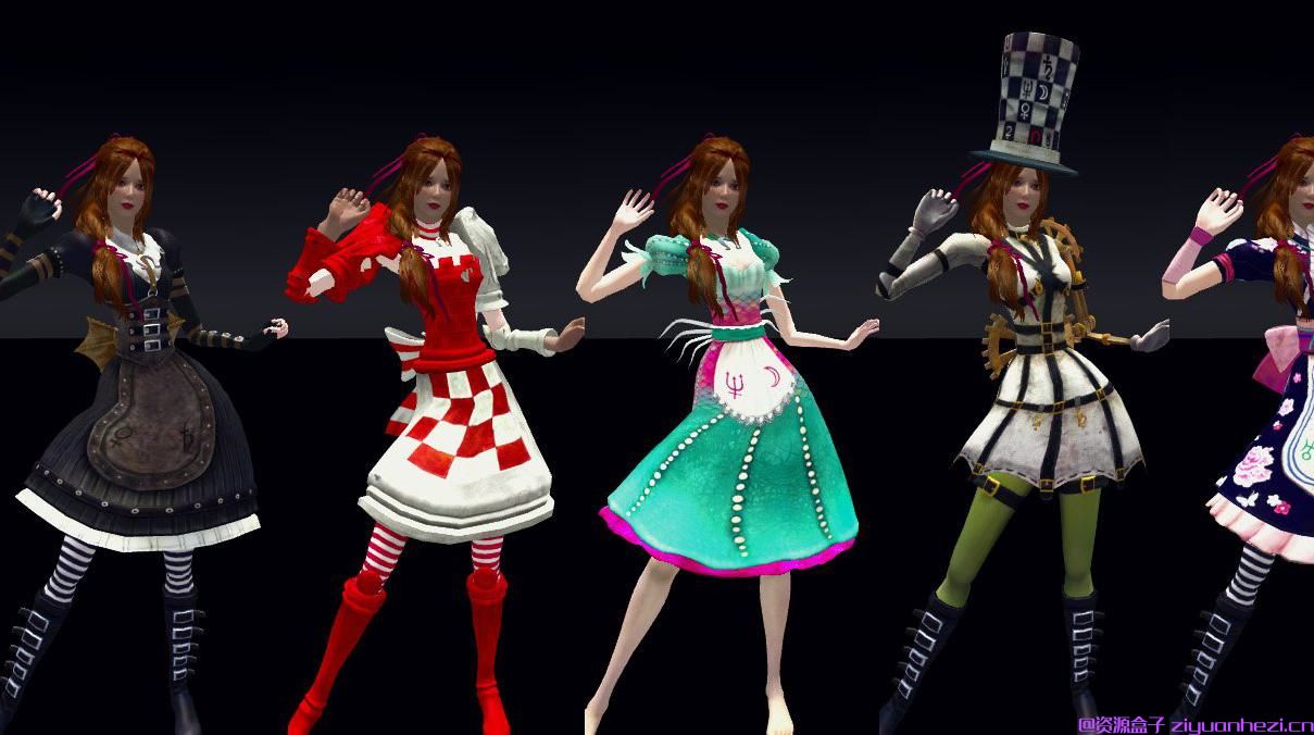 上古卷轴5:天际 爱丽丝疯狂回归全套服装移植