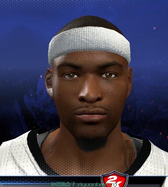 NBA2K14 考辛斯高清瘦脸面补