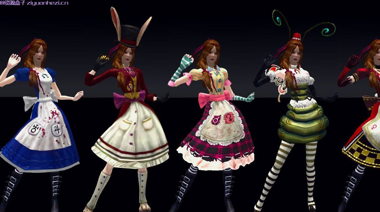 上古卷轴5:天际 爱丽丝疯狂回归全套服装移植