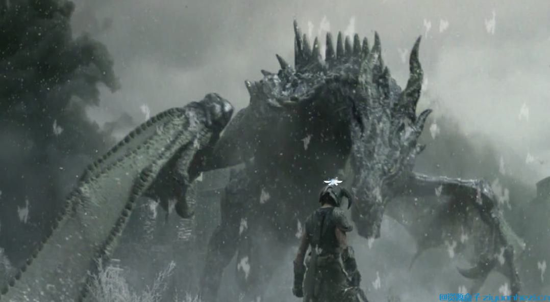 上古卷轴5：天际 古龙气息登陆界面