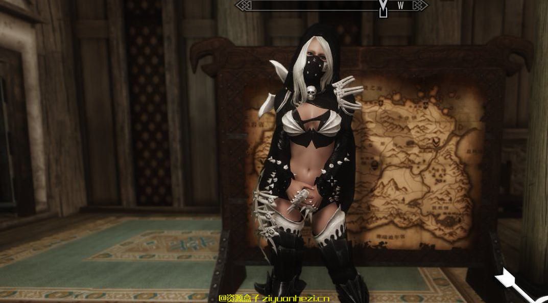 上古卷轴5:天际 洛奇英雄传转模 死亡微风套装