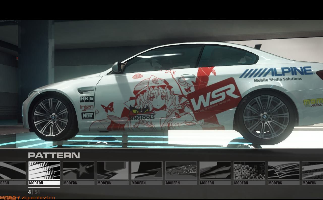 超级房车赛：起点2 东方Project单色痛贴三张