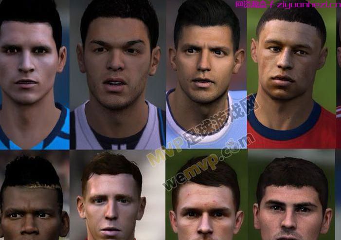 FIFA 14 伊斯科等十人脸型包