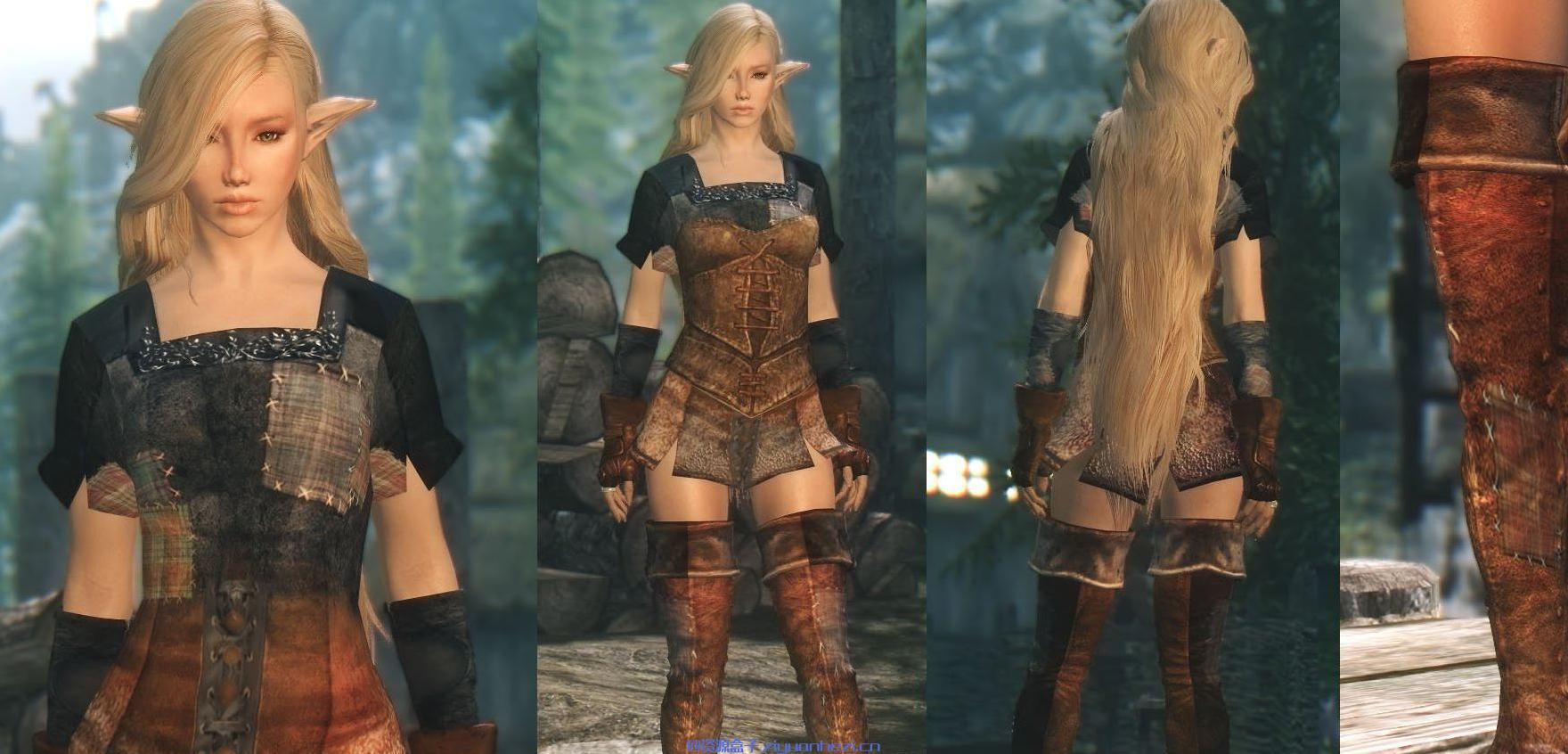 上古卷轴5:天际 帆布拼图服装 v3.1