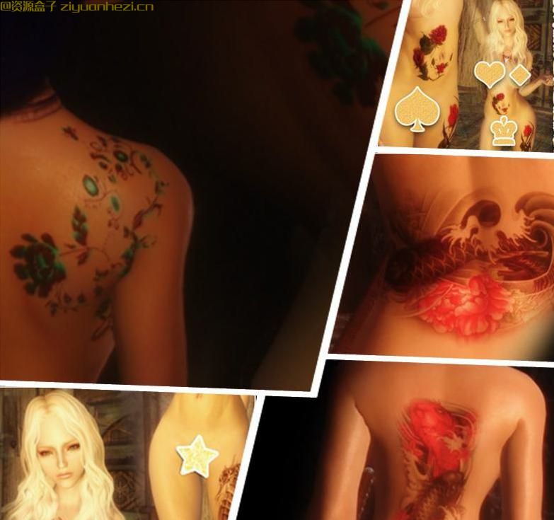 上古卷轴5：天际 柠珞精美纹身合集v2.0