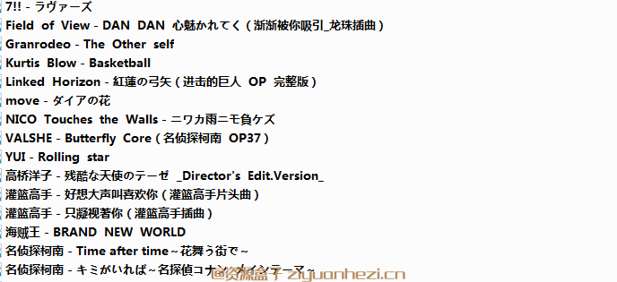 NBA2K14 动漫主题背景音乐包