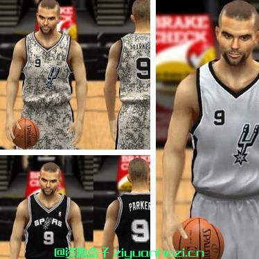 NBA2K14 马刺队球衣补丁