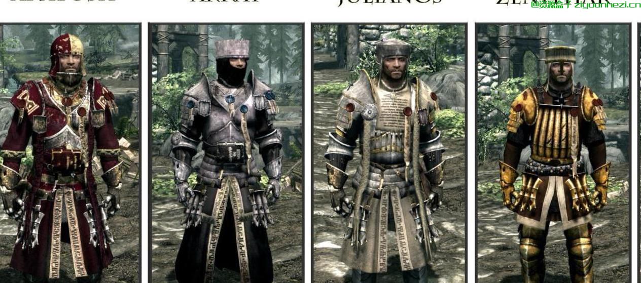 上古卷轴5：天际 多套高清装甲教皇套 v1.5 汉化版