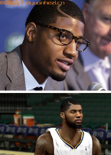 NBA2K14 保罗乔治新发型面补