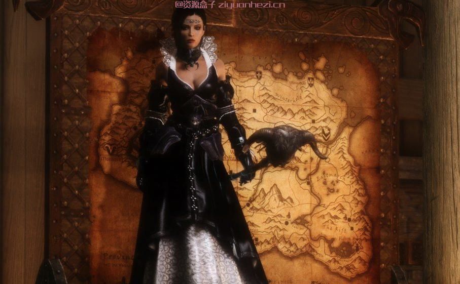 上古卷轴5:天际 巫师II Eilhart Dress法袍