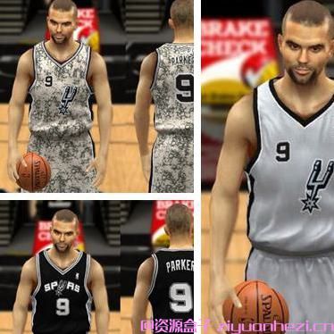 NBA2K14 马刺队球衣补丁