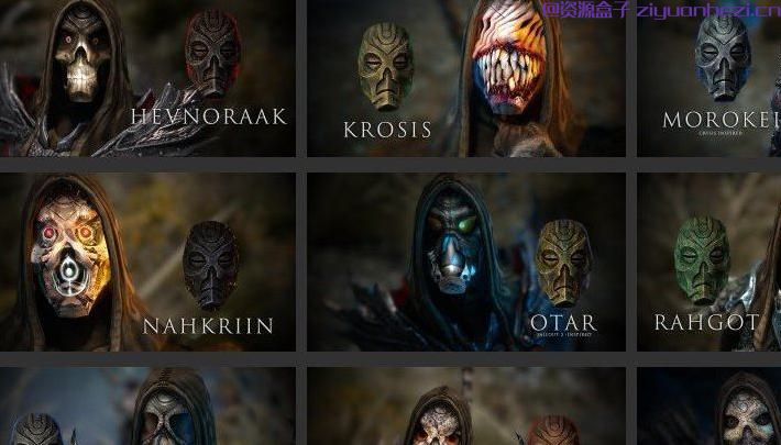 上古卷轴5：天际 火炬之杖和龙祭祀面具材质替换