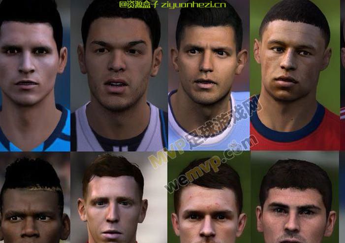 FIFA 14 伊斯科等十人脸型包