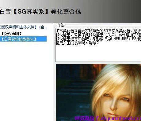 上古卷轴5:天际 白雪SG真实系UNPB+BBP美化整合包