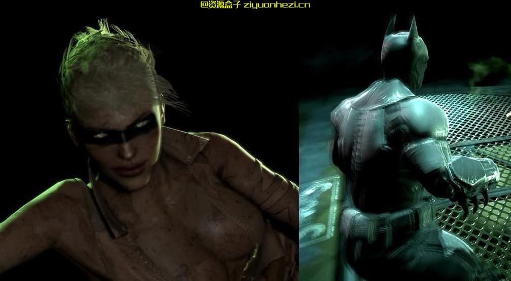 蝙蝠侠:阿卡姆起源 无翼蝙蝠X黄土迷彩蛇女