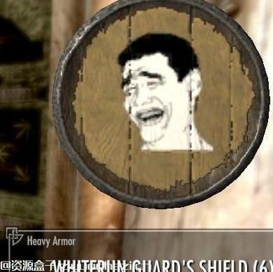 上古卷轴5：天际 恶搞姚明盾