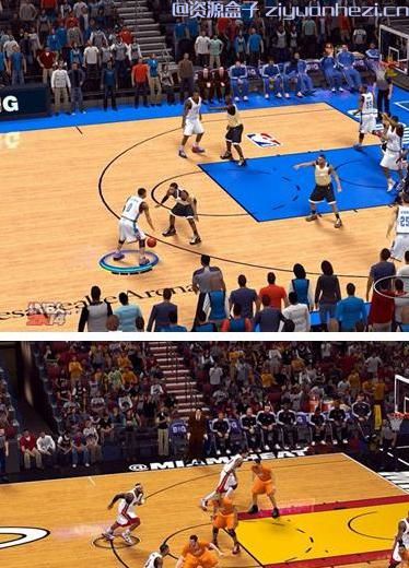 NBA2K14 雷霆热火球场补丁