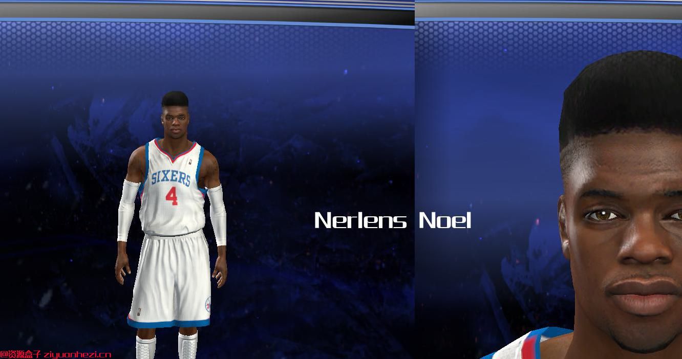 NBA2K14 诺埃尔高清面部补丁