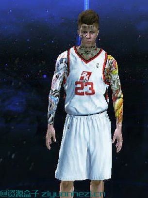 NBA2K14 贾斯丁非主流面补