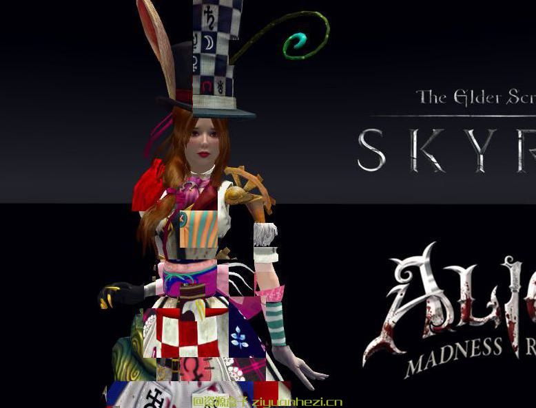 上古卷轴5:天际 爱丽丝疯狂回归全套服装移植