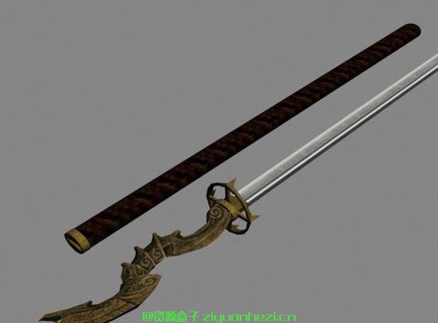 上古卷轴5：天际 龙纹武士刀 [汉化]