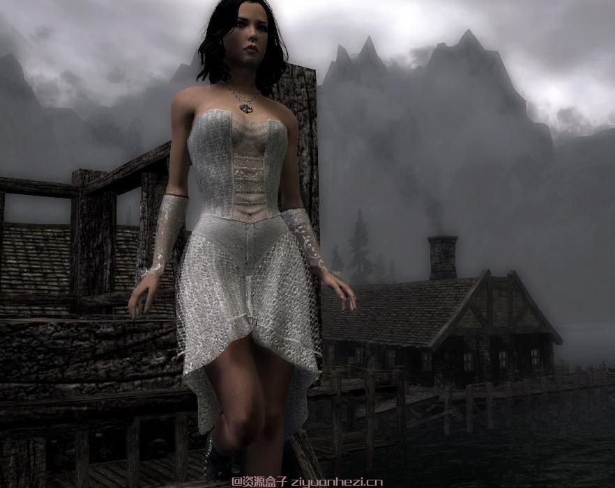 上古卷轴5：天际 俄网高模贵族蕾丝衣 v2.0[汉化]