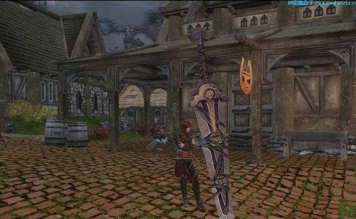 上古卷轴5：天际 死亡骑士T8双手剑