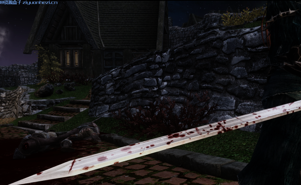 上古卷轴5:天际 地狱之心双手剑