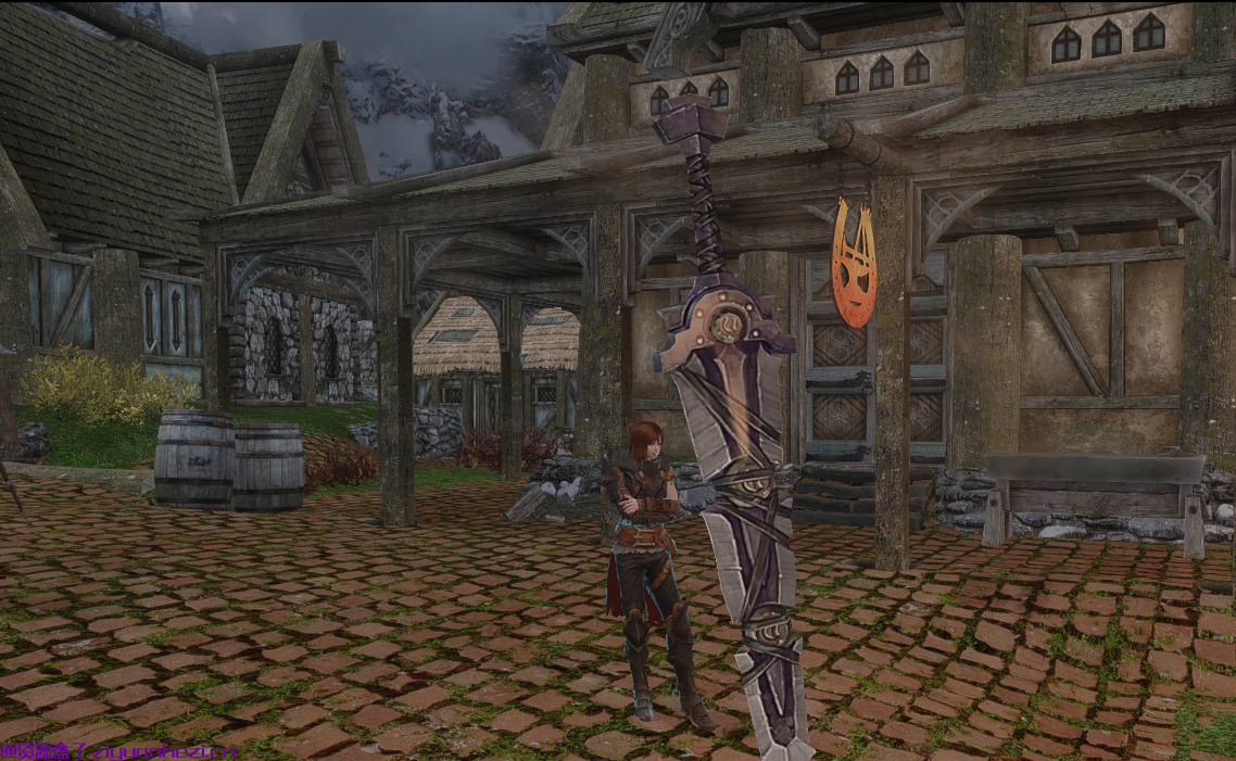 上古卷轴5：天际 死亡骑士T8双手剑