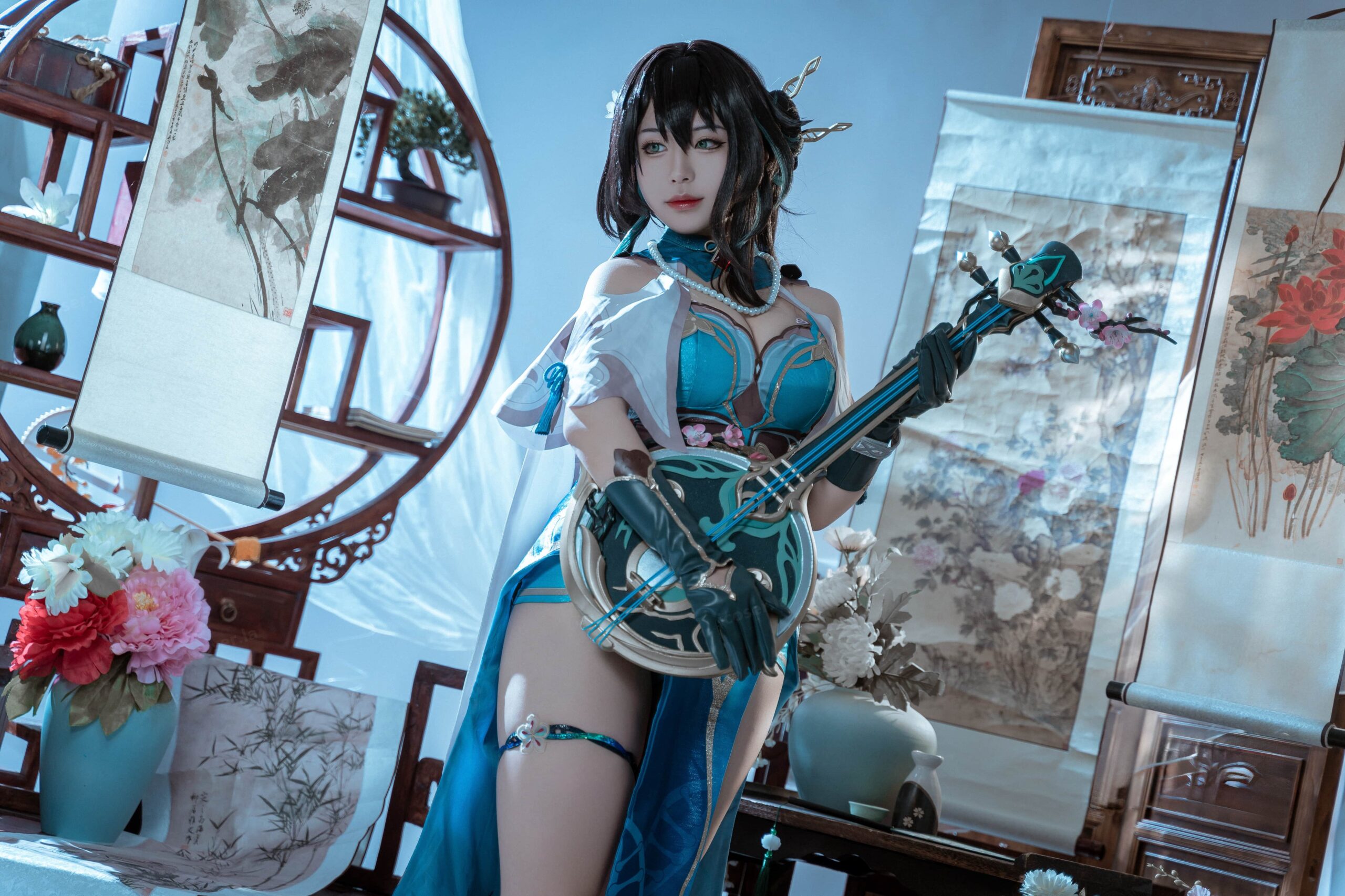 虎森森cosplay崩坏星穹铁道阮梅套图免费下载
