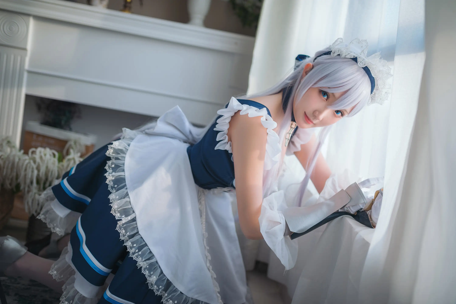 瓜希酱cosplay贝尔法斯特31P套图免费下载